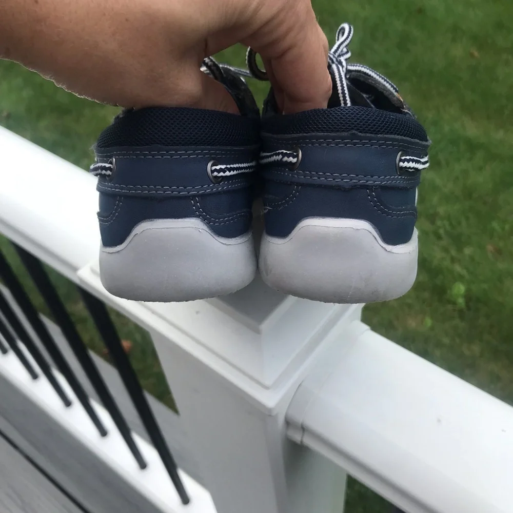 Navy blue shoes